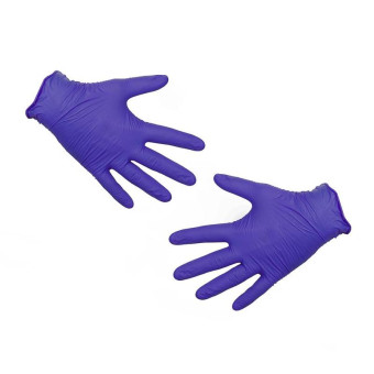 Перчатки медицинские универсальные нитриловые Klever нестерильные неопудренные синие размер S (100 штук в упаковке)