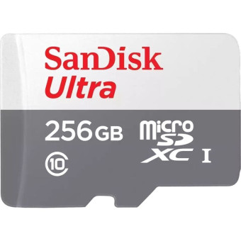 Карта памяти 256 ГБ micro SDXC SanDisk Ultra UHS-I U1 A1  SDSQUNR-256G-GN3MN