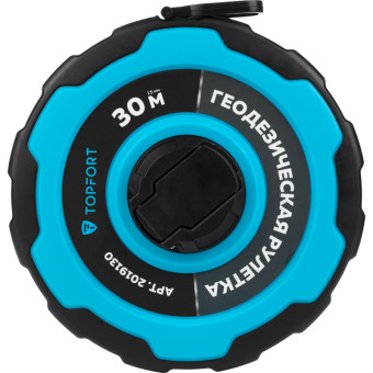 Рулетка геодезическая TOPFORT Master 30 м х 15 мм в прорезиненном корпусе (2019130)