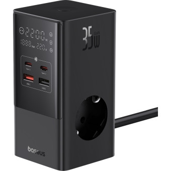 Сетевое зарядное устройство Baseus PowerCombo Tower 35 Вт (BAS-E0002360611300)