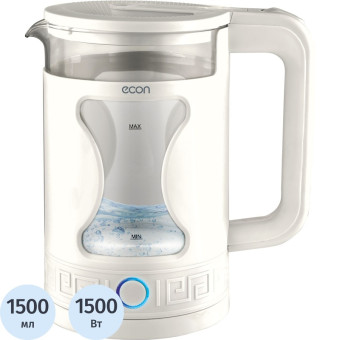 Чайник электрический Econ ECO-1505KE белый