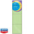 Стикеры Attache Bright colours 38х51 мм пастельные салатовые (3 блока по 100 листов)