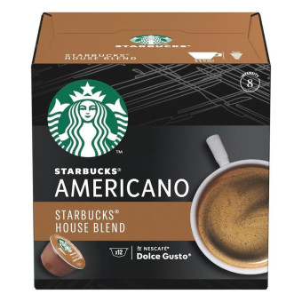 Кофе в капсулах для кофемашин Starbucks House Blend Americano (12 штук в упаковке)