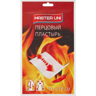 Пластырь перцовый Master Uni 10х18 см тканая основа