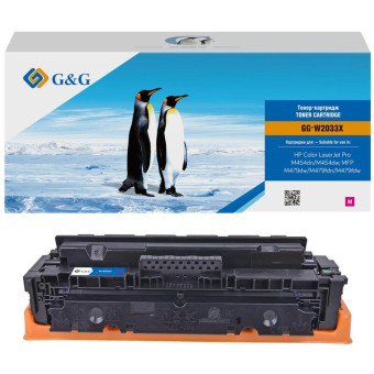 Картридж лазерный G&G 415X GG-W2033X/W2033X для HP пурпурный совместимый повышенной емкости