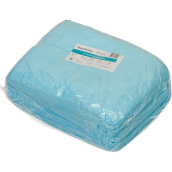 Простыня одноразовая Чистовье Люкс нестерильная 200x160 см СМС (голубая, плотность 20 г, 15 штук в упаковке)