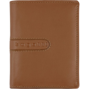 Портмоне мужское Bugatti Bomba из полиэстера и натуральной кожи  коричневого цвета (49135107)