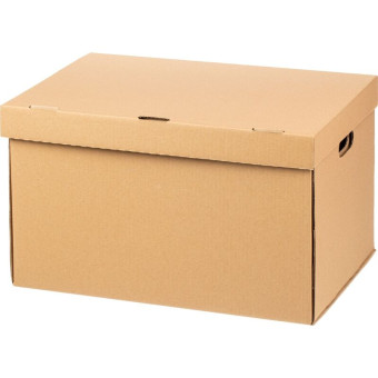 Короб архивный 480x325x295 мм Т-24 Attache Делопроизводство из  гофрокартона