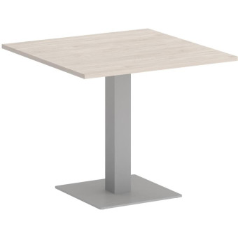 Стол для переговоров Universal VR.SP-5-90.2 на металлокаркасе (денвер светлый/серый, 900х900х750 мм)