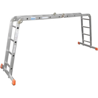 Лестница-трансформер Krause Multimatic алюминиевая четырехсекционная 4x4  ступени (120649)