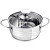 Кастрюля Regent inox Linea Bimbo vitro 1.5 л нержавеющая сталь с крышкой