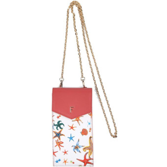 Кошелек женский Fabretti из натуральной кожи разноцветный (20122501NPcoral-90)