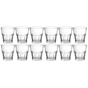 Набор стаканов (олд-фешн) Pasabahce Касабланка стеклянные низкие 355 мл (12 штук в упаковке)