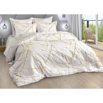 Постельное белье Lovely Textile Мрамор (2-спальное, поплин)