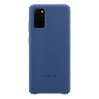 Чехол крышка Samsung Silicone Cover для S20+ синий (EF-PG985TNEGRU)
