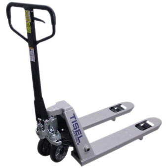 Тележка гидравлическая (рохля) с короткими вилами Tisel T25-10 (2500 кг, 540x1000 мм)