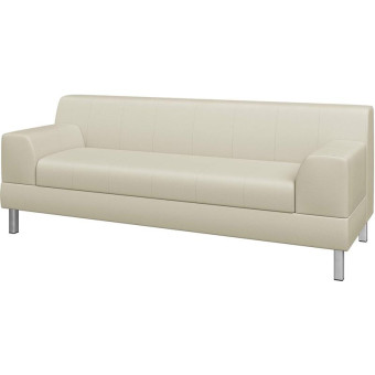 Диван трехместный Flagman слоновая кость (искусственная кожа)