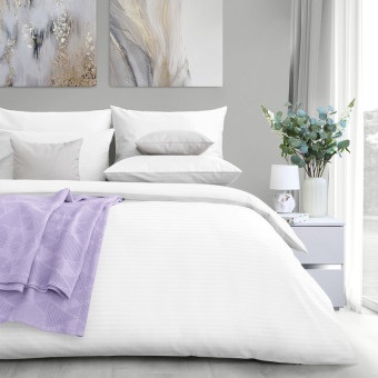 Комплект постельного белья Verossa Royal семейное страйп-сатин  50x70/70x70 см