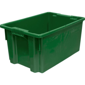 Ящик (лоток) универсальный из ПНД 600х400х300 мм зеленый