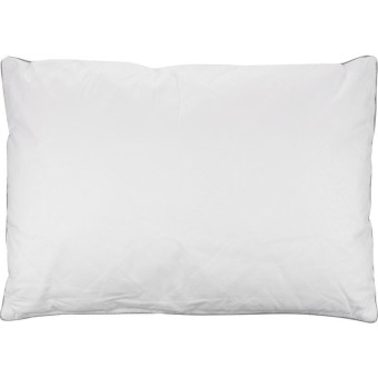 Подушка Luscan 50х70 см холлофайбер/микрофибра стеганая с кантом