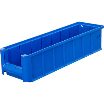 Ящик (лоток) SK полочный полипропиленовый 400х117х90 мм синий