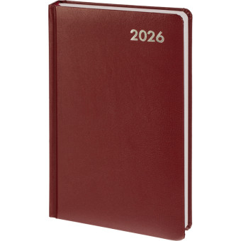 Ежедневник датированный 2026 год Attache балакрон А5 168 листов бордовый