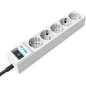 Сетевой фильтр ZIS Pilot sG на 5 розеток 1.8 метра