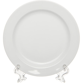 Тарелка фарфоровая Башкирский фарфор Принц диаметр 175 мм белая 6 штук в упаковке (артикул производителя ИТМ 03.175-6)