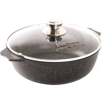 Жаровня Мечта Гранит Black Induction Pro диаметр 28 см 4 л алюминий  (34802И)