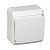 Выключатель одноклавишный Schneider Electric Этюд 10А IP20 открытого монтажа белый (BA10-001B)