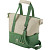 Термосумка Арктика 11.5 л 37x16x30 см зелёная/бежевая
