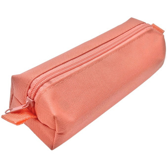 Пенал-косметичка односекционный персиковый
