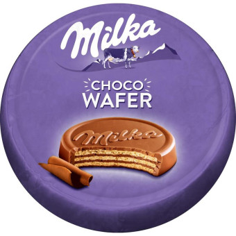 Вафли Milka с какао покрытые молочным шоколадом 30 г (30 штук в упаковке)