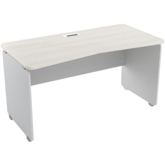 Стол прямой Easy Contour (дуб шамони светлый, 1600х700х740 мм)