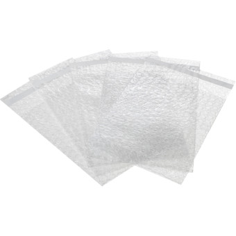 Пакет воздушно-пузырчатый с клеевым клапаном 15х20 см (100 штук в  упаковке)