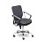Кресло офисное Easy Chair 203 PTW черное (сетка/ткань, металл)