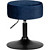 Табурет Dobrin Danny black синий (велюр, металл)