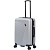 Чемодан Torber Lama размер M 62 л из ABS-пластика серебристый