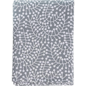 Скатерть Tkano Scandinavian touch Спелая Смородина 170х170 см хлопок серая