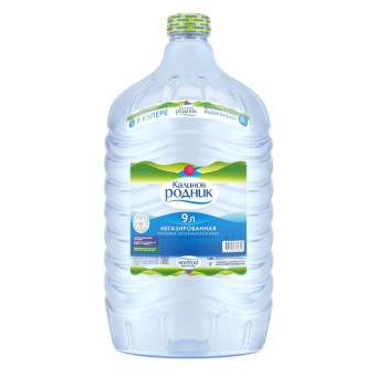 Бутилированная питьевая вода Калинов Родник 9 л для кулера 2 шт (одноразовая бутыль)