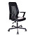 Кресло офисное Easy Chair 225 черное (искусственная кожа/сетка, металл)
