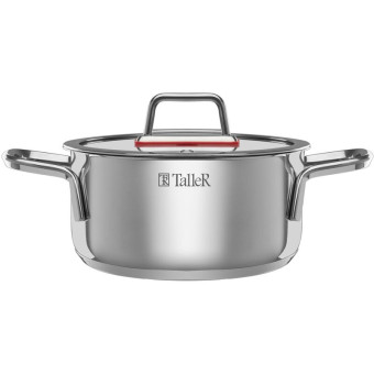 Кастрюля TalleR 17272 2 л нержавеющая сталь с крышкой