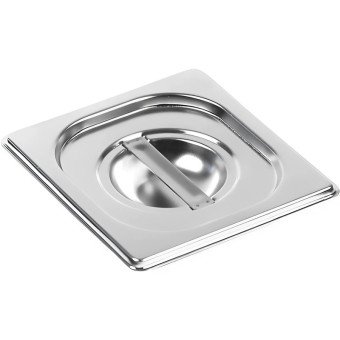 Крышка для гастроёмкости GN 1/6 17.6х16.2 см нержавеющая сталь