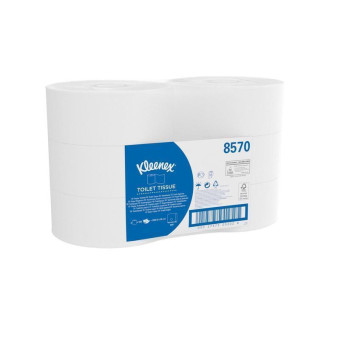 Бумага туалетная в рулонах Kimberly Clark Kleenex Jambo Roll 2-слойная 6 рулонов по 190 метров (артикул производителя 8570)