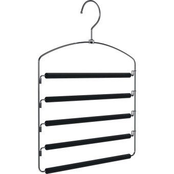 Вешалка-плечики универсальное CLH-210 металл черная (375 мм)