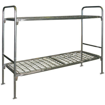 Кровать двухъярусная Сезонная (серый, 800х2000x1460 мм)