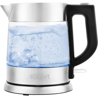 Чайник электрический Kitfort КТ-647 серебристый