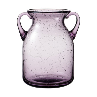 Ваза для цветов Flowi фиолетовая (высота 17.5 см)