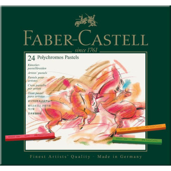 Пастель Faber-Castell Polychromos сухая 24 цвета