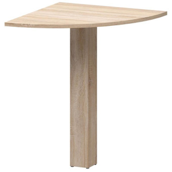 Приставка Бюджет 2366 с опорой (дуб сонома, 600х600х740 мм)